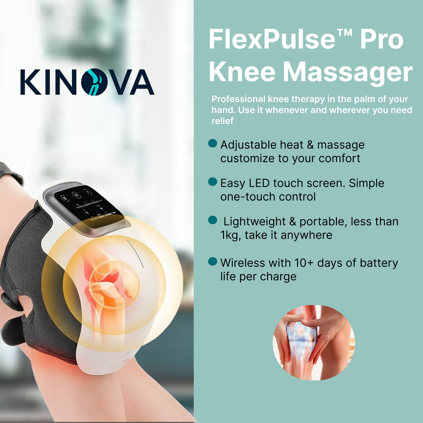 FlexPulse™ Pro Knee Massager