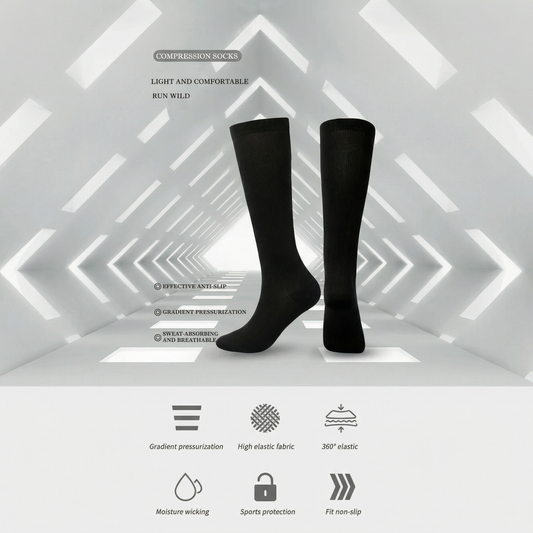 1 Pair Recovery Compression Socks